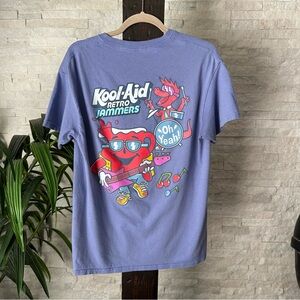 Kool-Aid “Retro Jammers” Purple Cotton “Oh Yeah” Tee Shirt Size M